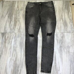 Kollar Distressed Black Jean 34